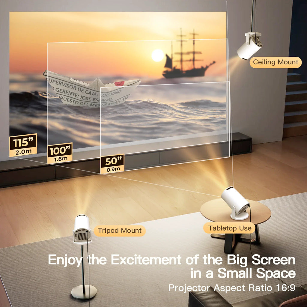 🌌 Compact Projector with Powerful Performance